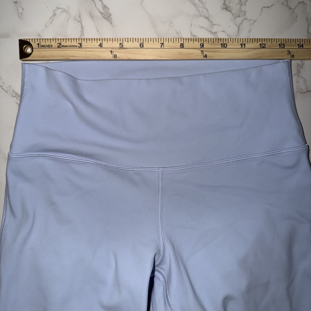 Lululemon Double Lined Align‎ Nulu Leggings Light Blue Sz 10 High Rise - Picture 6 of 8